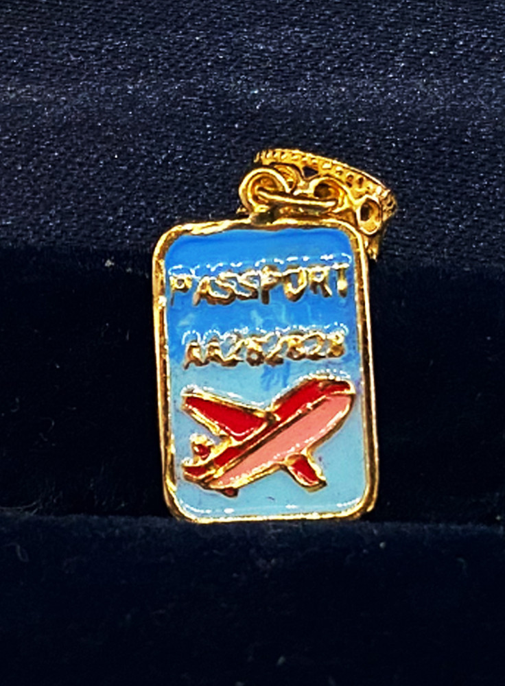 CHARM FLIGHT PASSPORT BLUE (I)